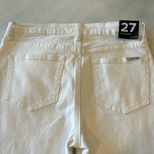 NWT Joe’s jeans - HIGH RISE FLARE white 27